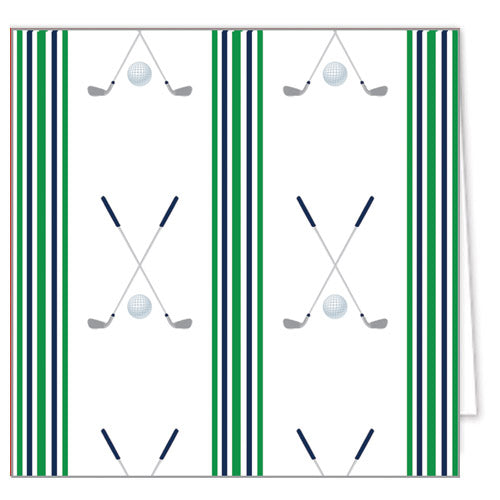 In Stock Gift Enclosure Cards + Envelopes | Golf Stripe