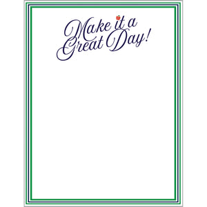 Stock Shoppe: 4x5 Make it a Great Day Notepad