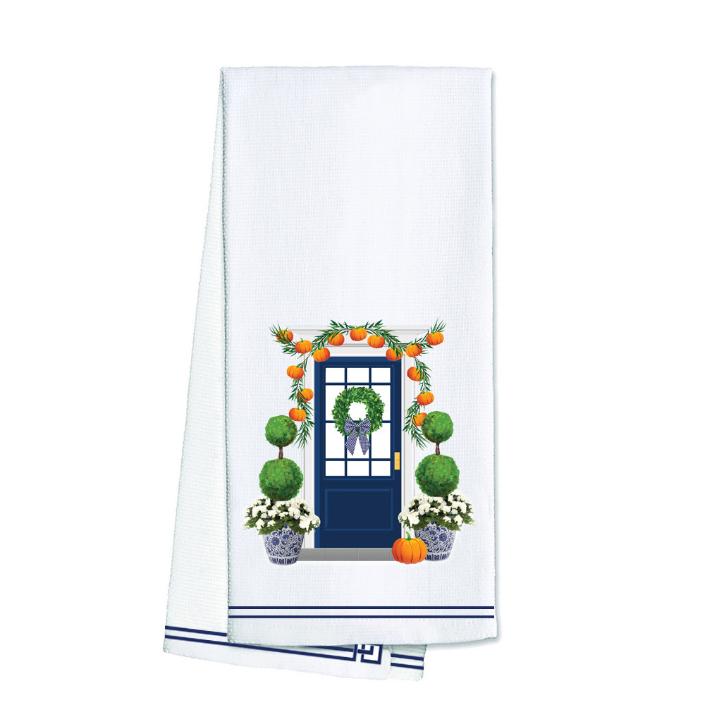 In Stock WH Hostess Cotton Tea Towel | Halloween Front Door