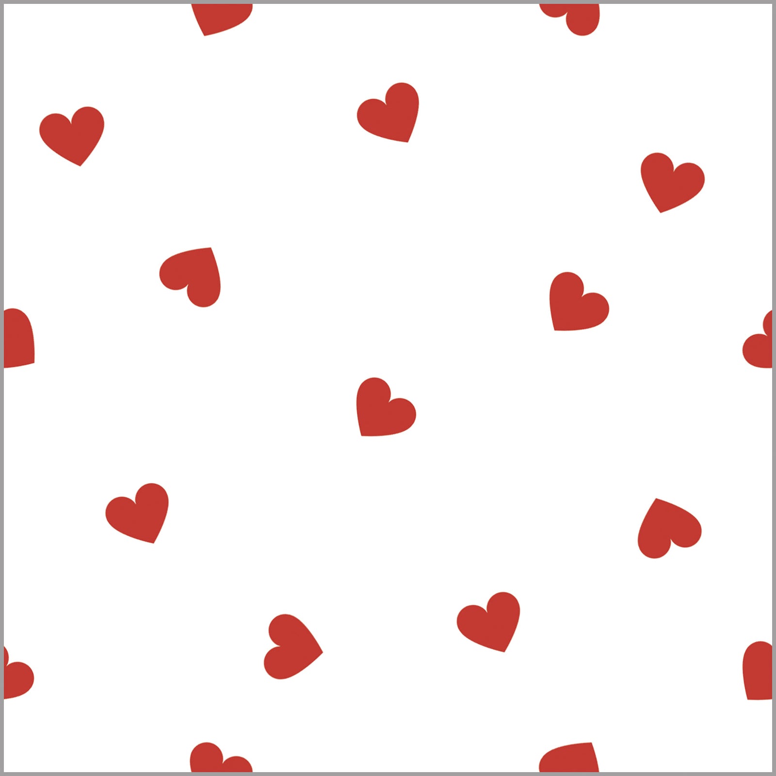 In Stock Continuous Roll Gift Wrap | Hearts