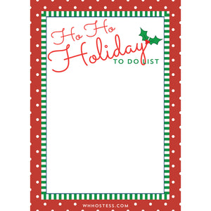 Ho Ho Holiday To Do List | Sticky Notes