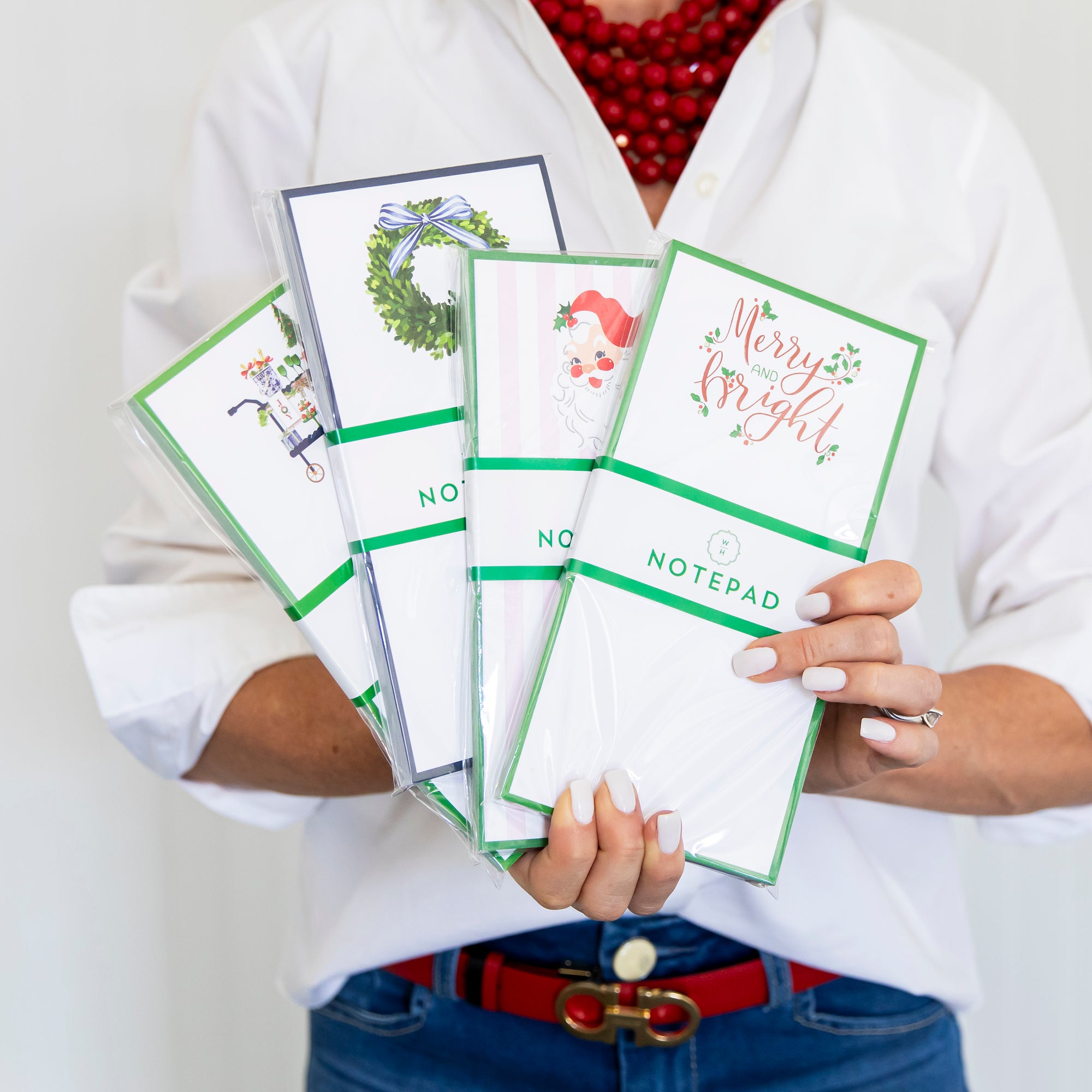 Stock Shoppe: 4.25x8.5 Merry and Bright Notepad