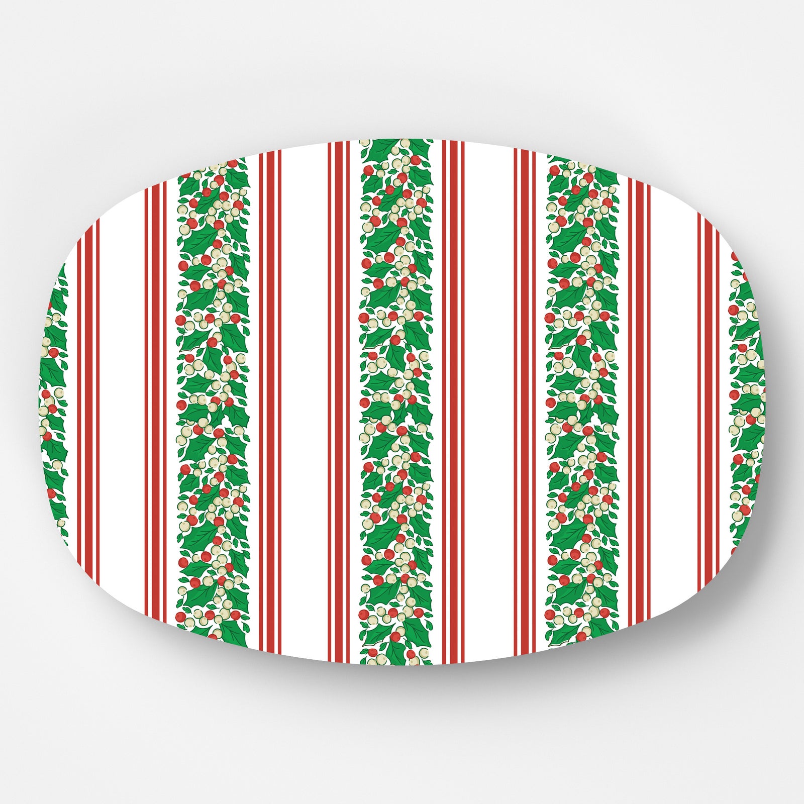 WH Serving Platter | Holly Stripe