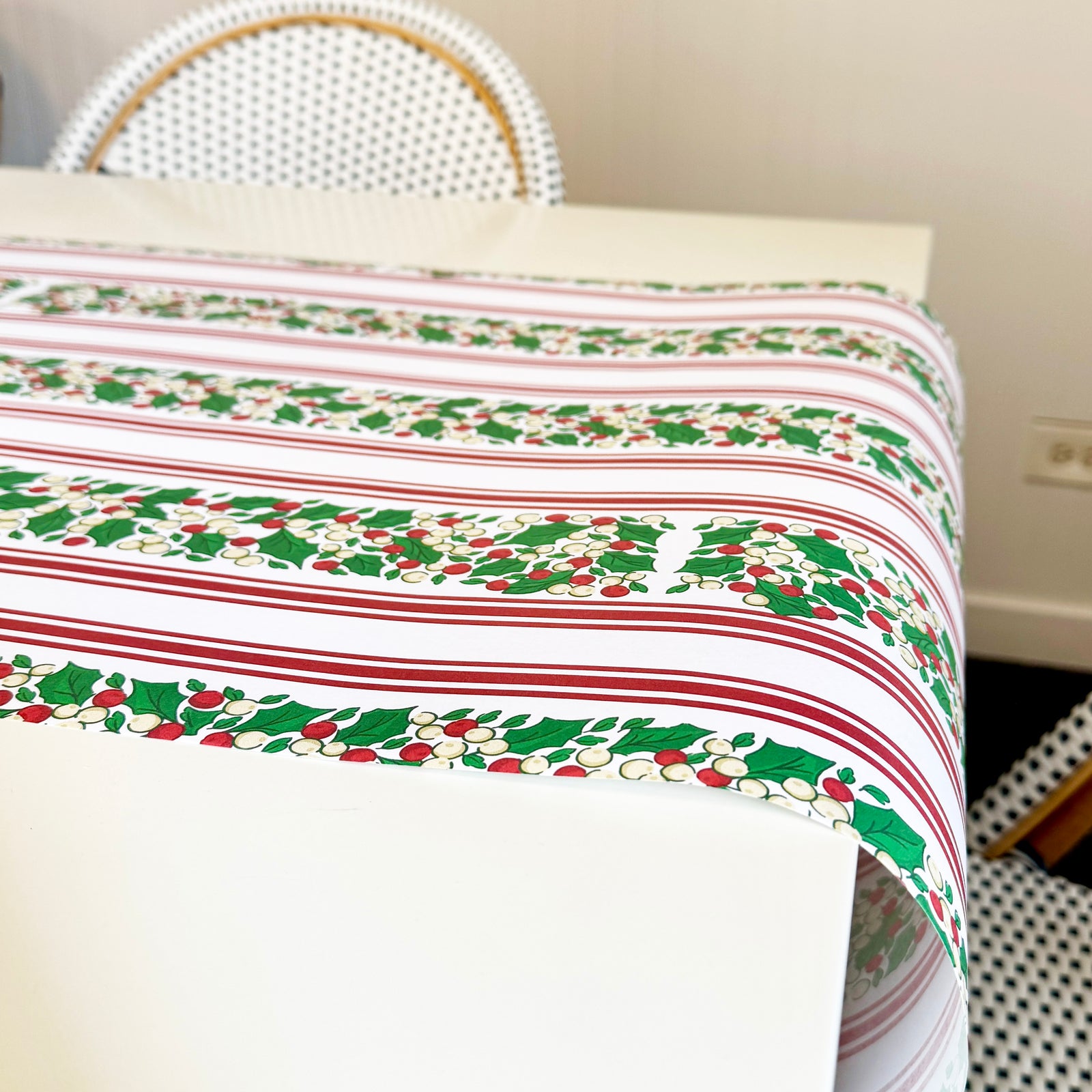 Paper Table Runner | Holly Stripe