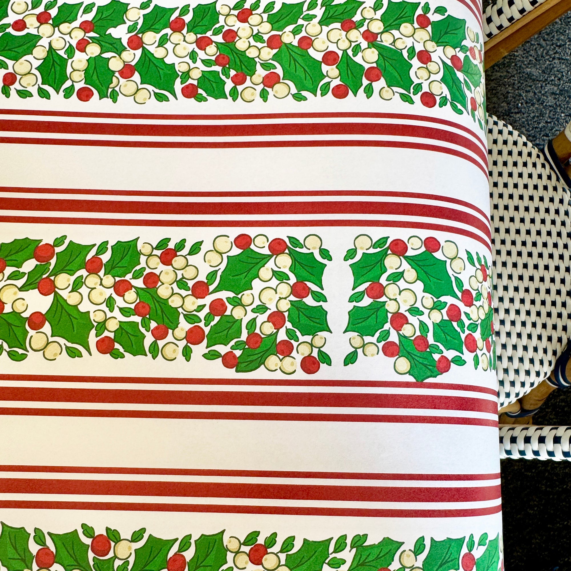 Paper Table Runner | Holly Stripe