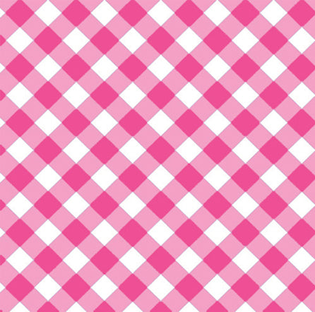 Paper Table Runner | Hot Pink Gingham Check