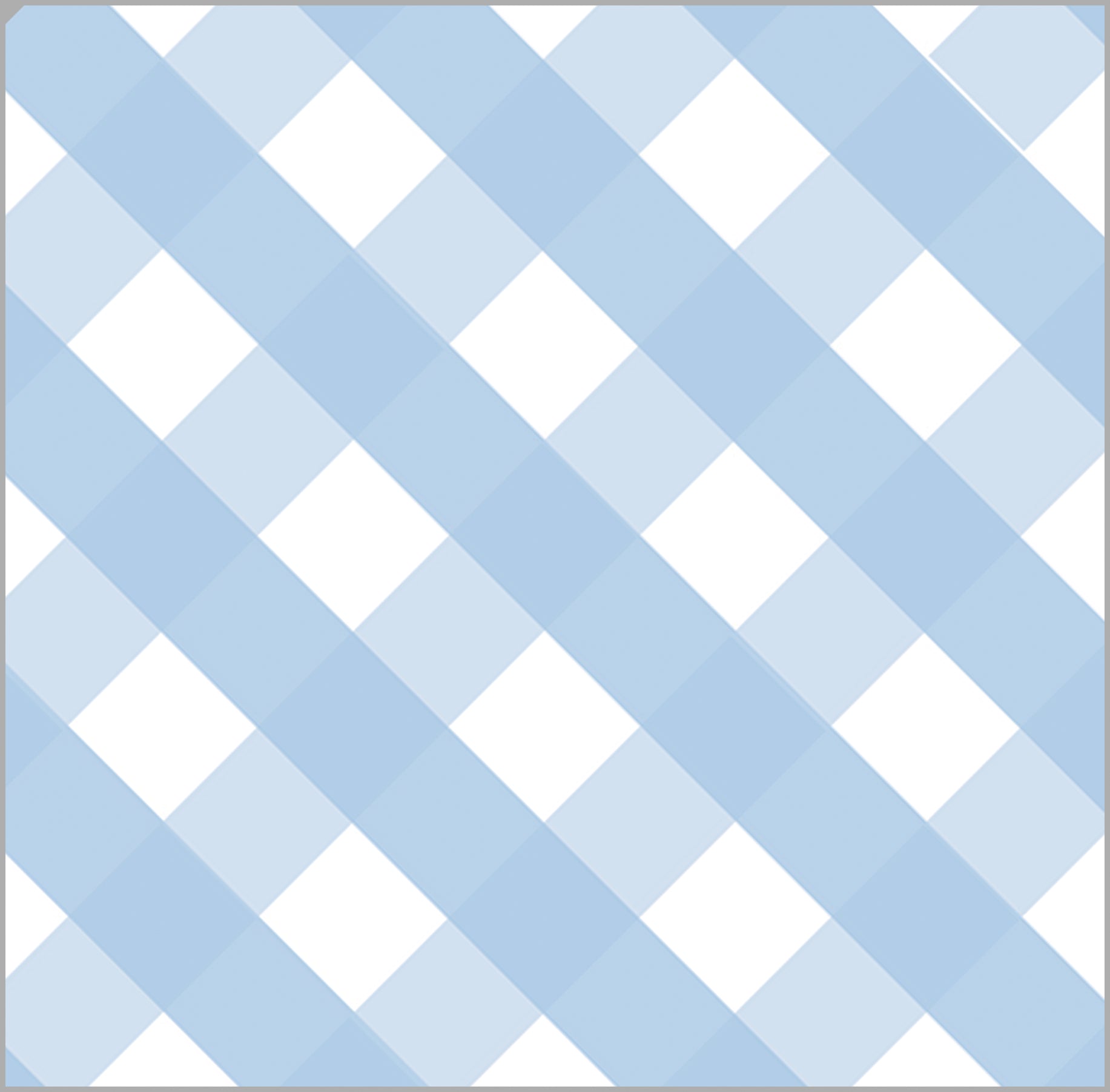 In Stock Lt. Blue Gingham Check Gift Wrap Sheets