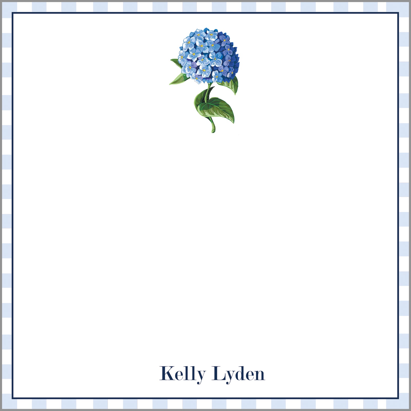 Hydrangea Square Slab Notepad | Two Sizes Available