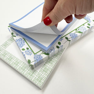 Stock Shoppe: 5x7 Blue Hydrangeas Notepad