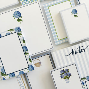 Stock Shoppe: 4x5 Hydrangea Bloom Notepad