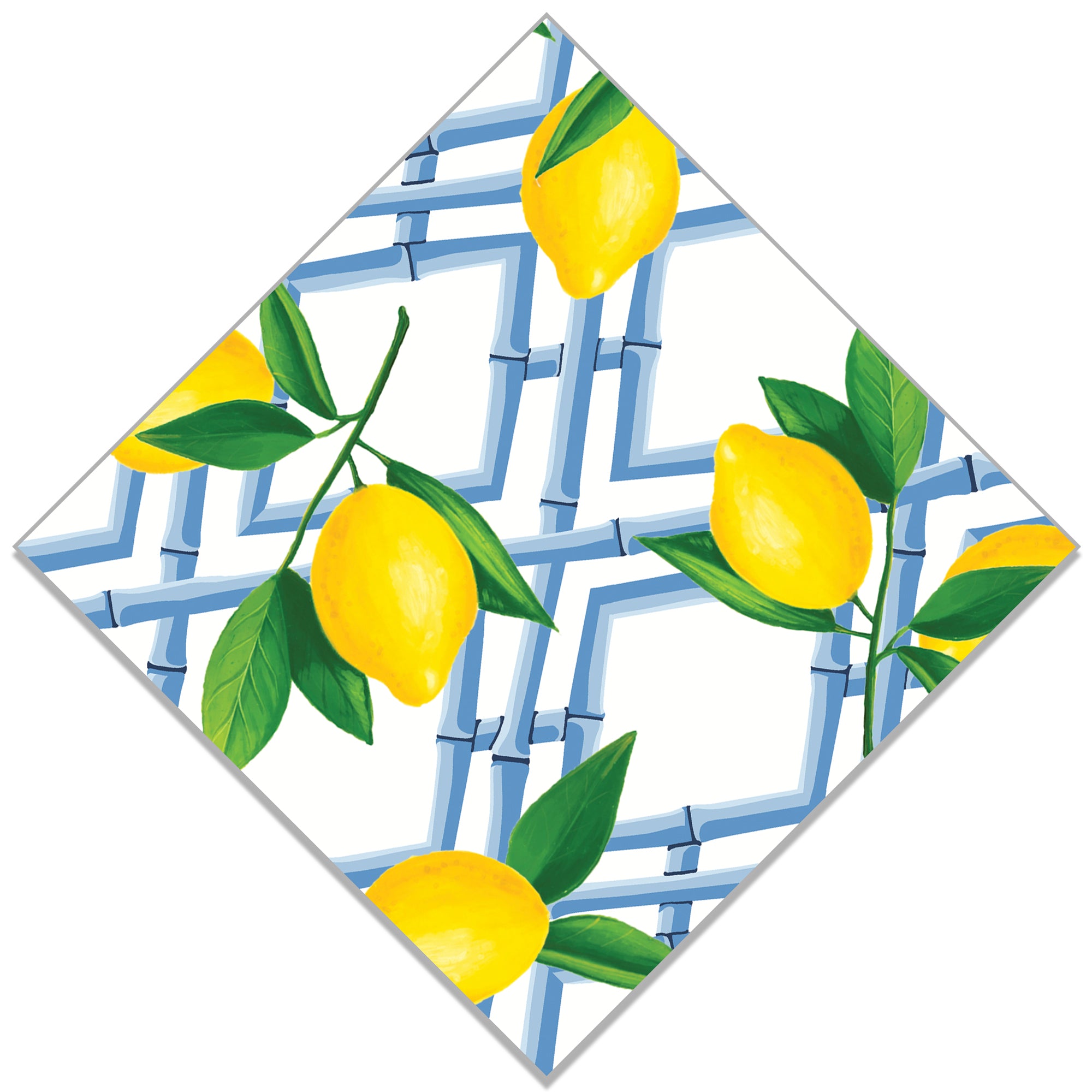 In Stock WH Paper Cocktail Napkins | Lemon Bamboo