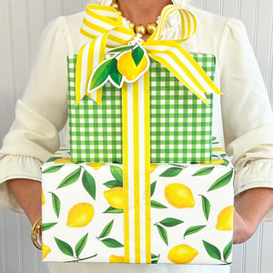 Continuous Roll Gift Wrap | Lemons