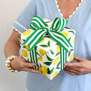 Continuous Roll Gift Wrap | Lemons