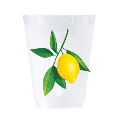 Lemon Shatterproof Cups | Set of 8