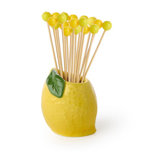 Lemon Toothpick Set