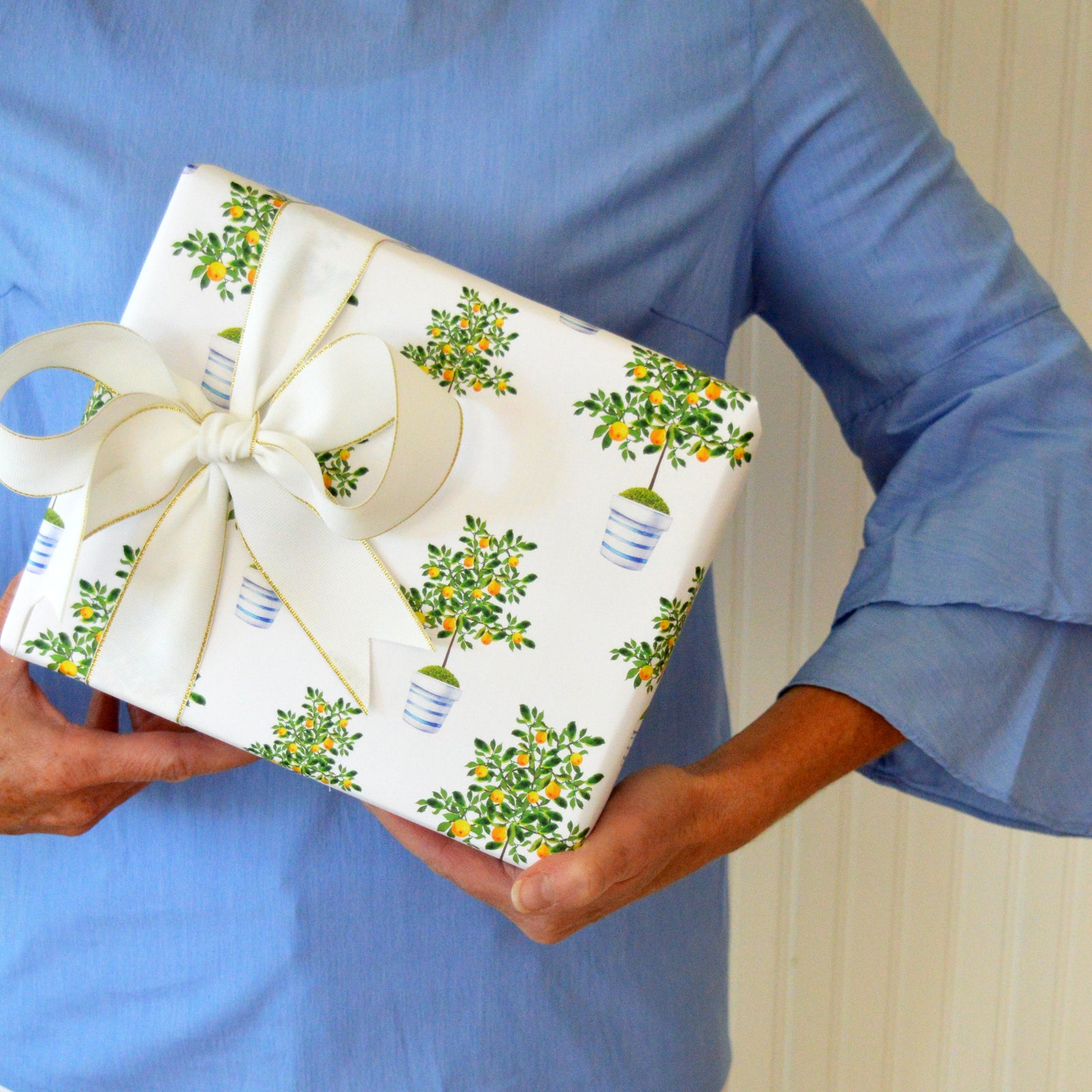 Continuous Roll Gift Wrap | Lemon Tree