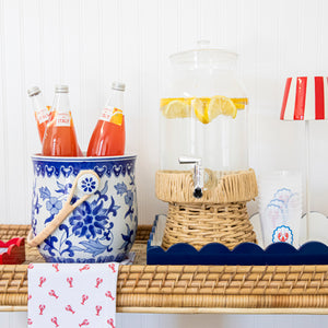 Lobster Stripe Shatterproof Cups | Set of 8
