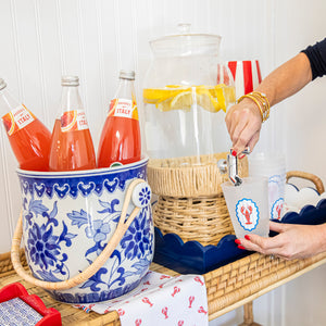 Bundle: Lobster Scallop Shatterproof Cups + Lobster Cocktail Napkins