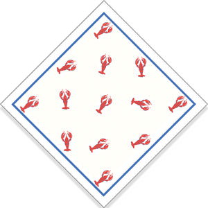 WH Paper Cocktail Napkins | Preppy Lobsters