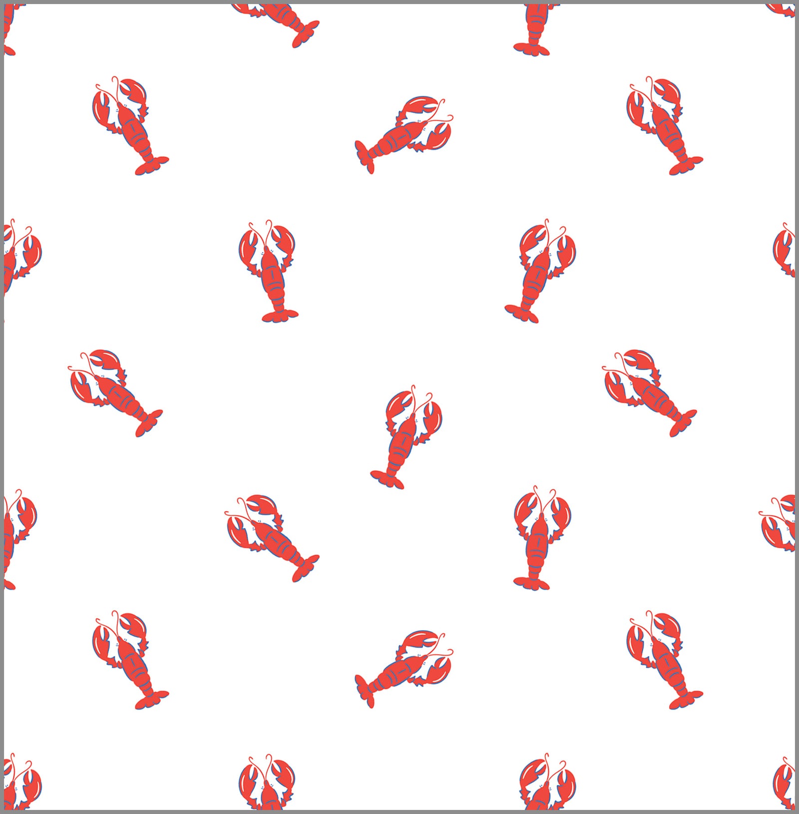 In Stock Continuous Roll Gift Wrap | Preppy Lobsters