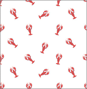 Continuous Roll Gift Wrap | Preppy Lobsters