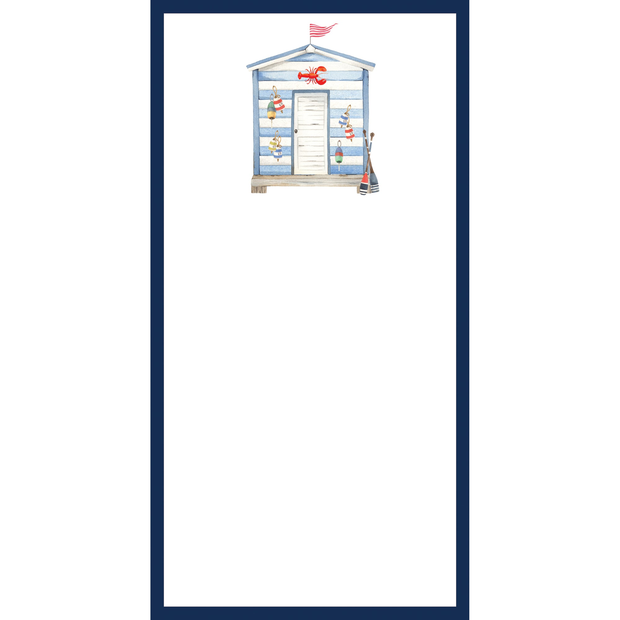 In Stock 4.25x8.5 Lobster Shack Notepad