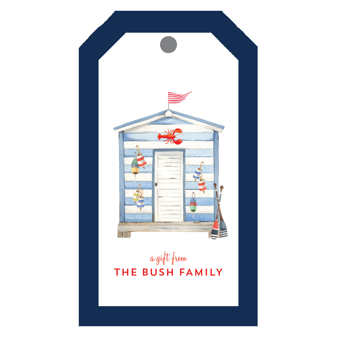 Lobster Shack Personalized Gift Tags