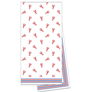 WH Hostess Cotton Tea Towel | Preppy Lobsters