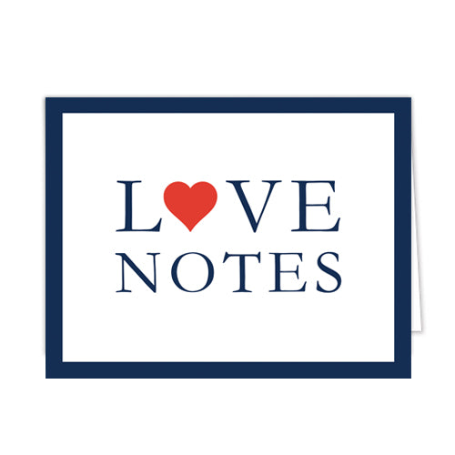 In Stock Folded Notecard Set of 10 | LOVE Notes