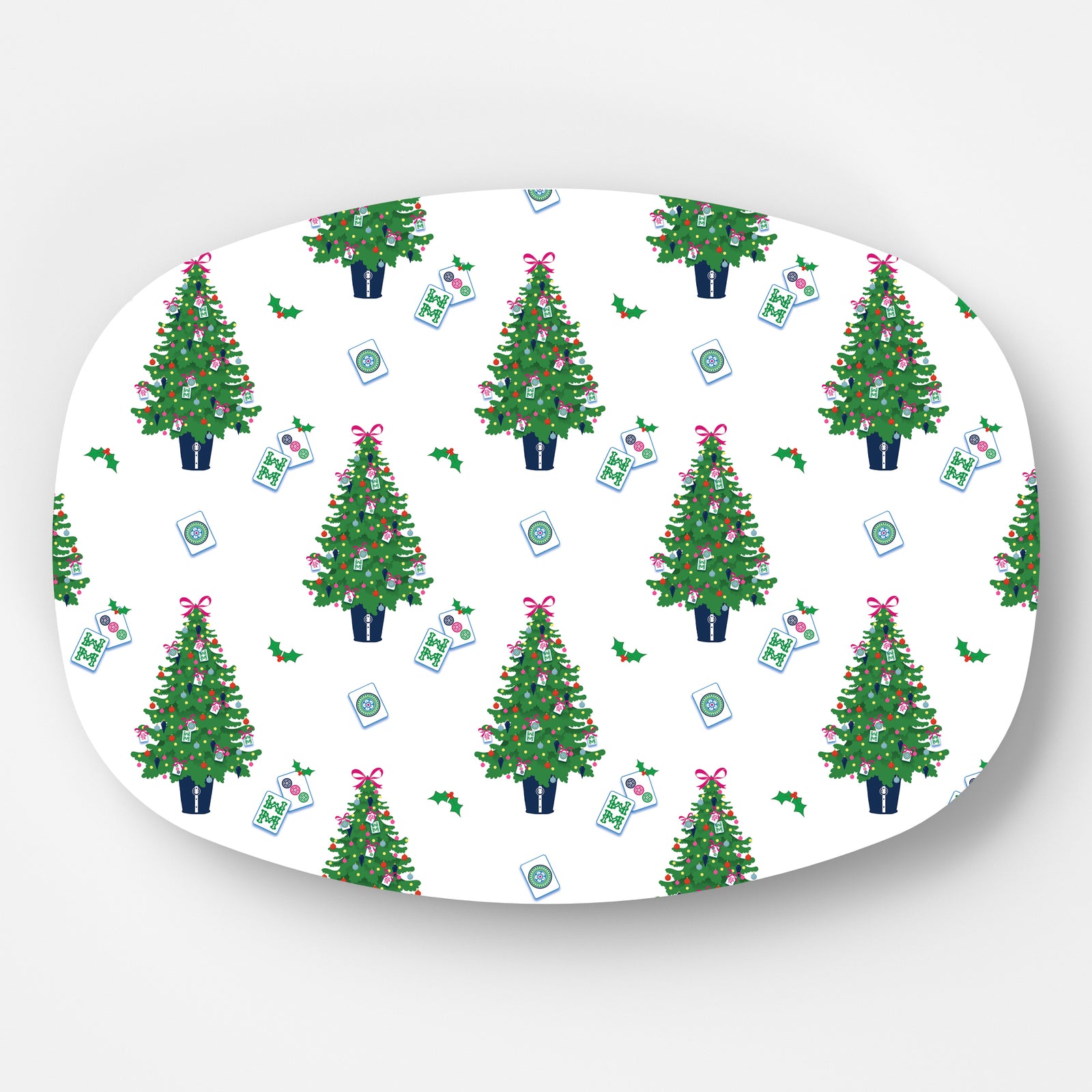 In Stock WH Serving Platter | Merry Mahjong