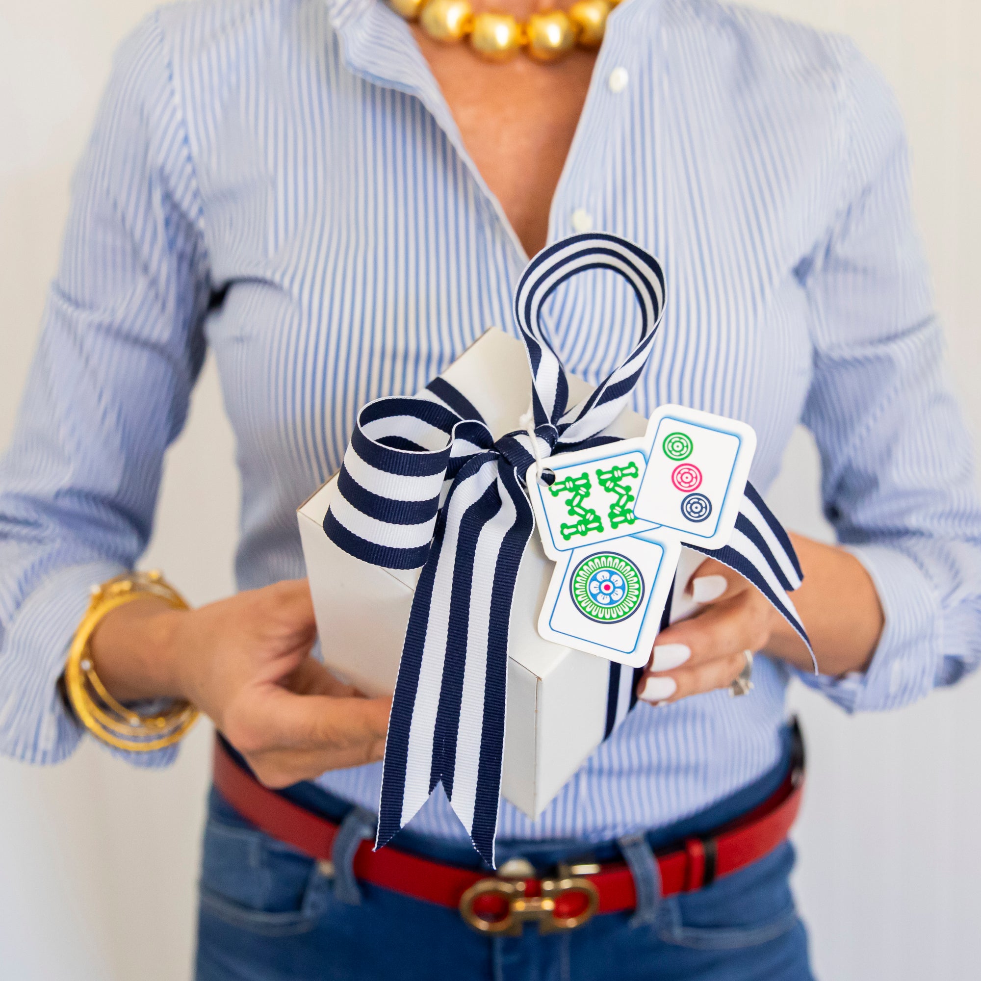 Stock Shoppe: Mahjong Tiles Die-Cut Gift Tags