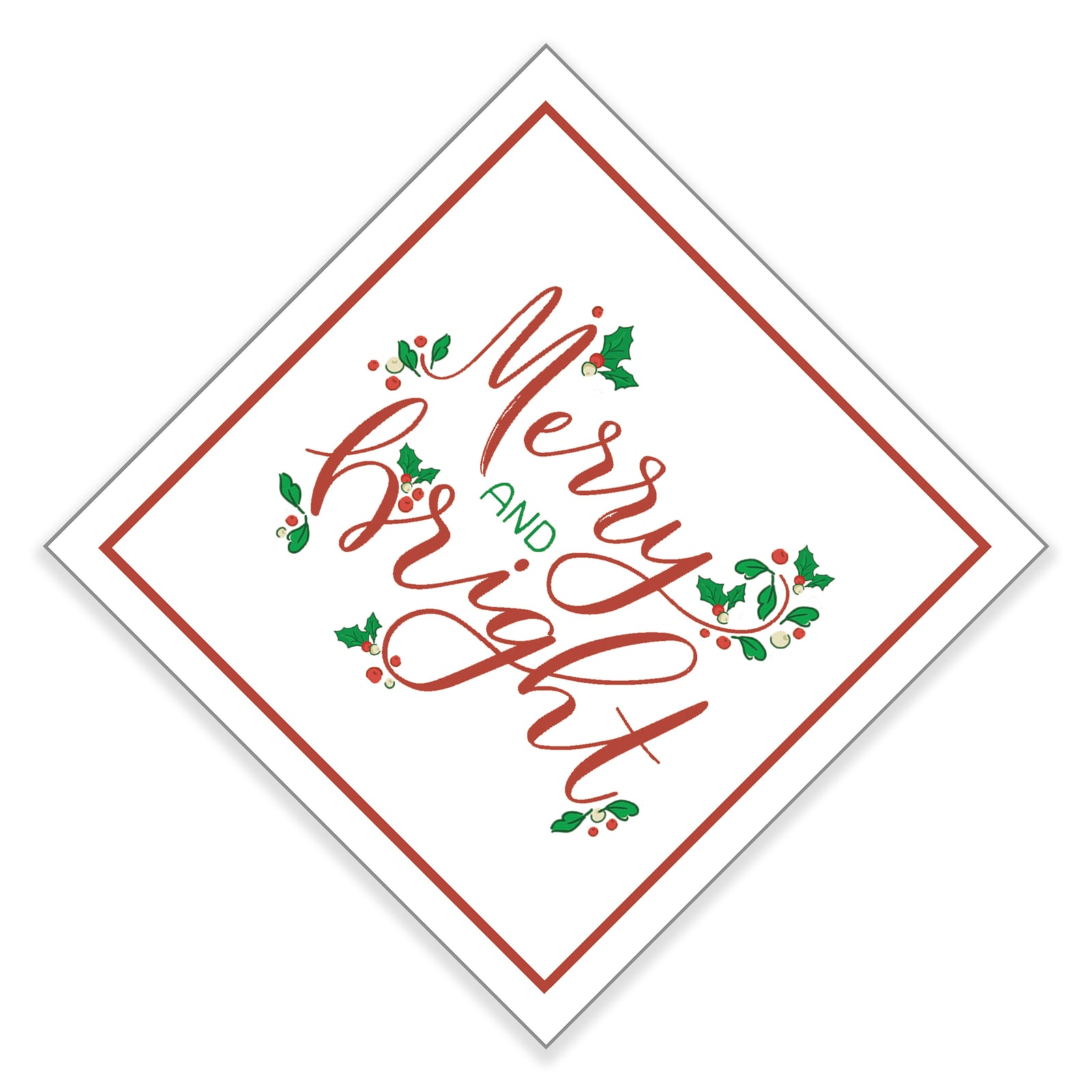 In Stock WH Paper Cocktail Napkins | Merry and Bright