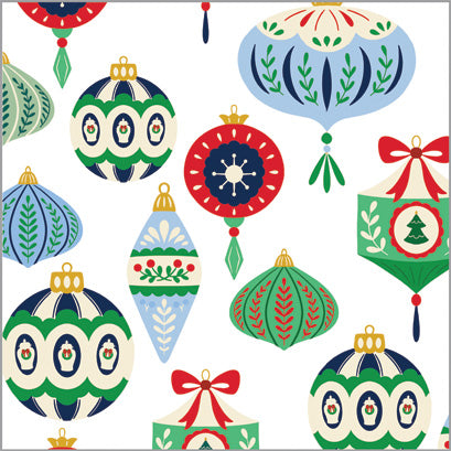 In Stock Continuous Roll Gift Wrap | Mod Ornaments