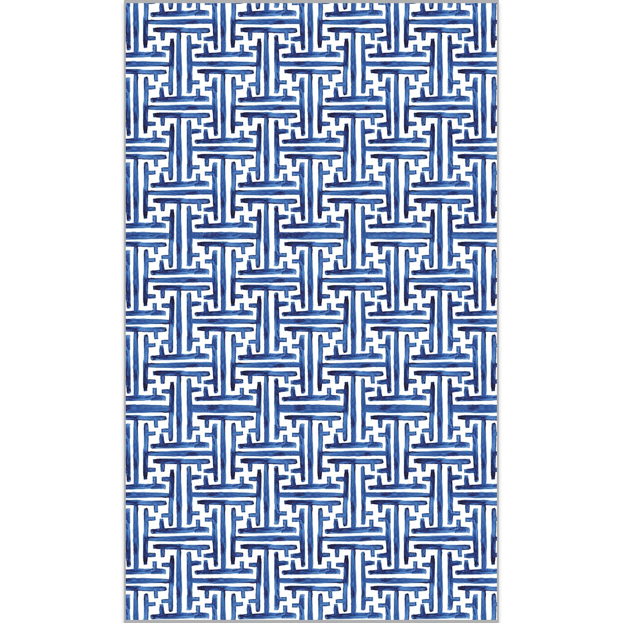 WH Paper Guest Towels | Navy Basketweave
