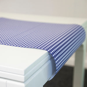 Paper Table Runner | Navy Gingham Check