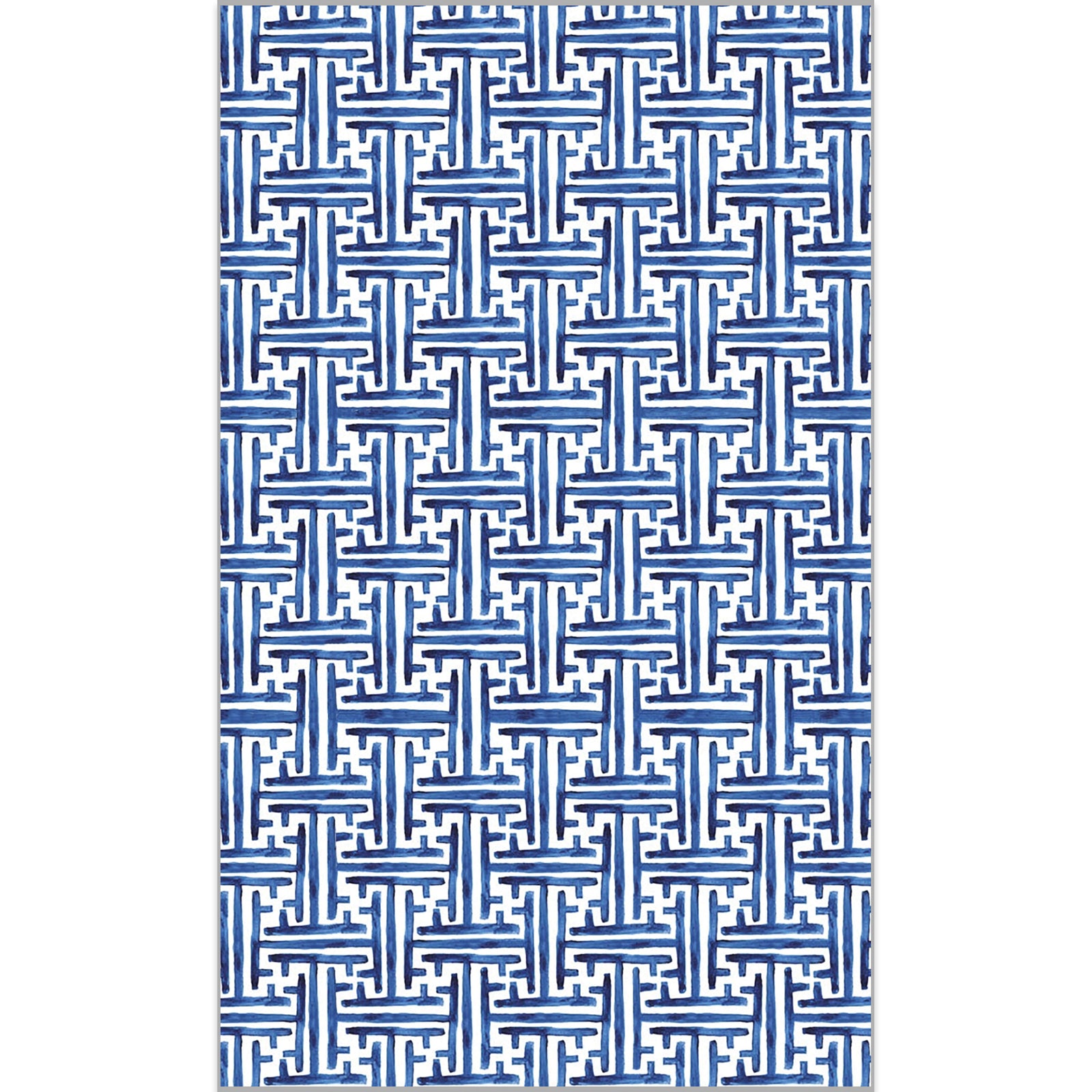 In Stock WH Paper Guest Towels | Navy Basketweave