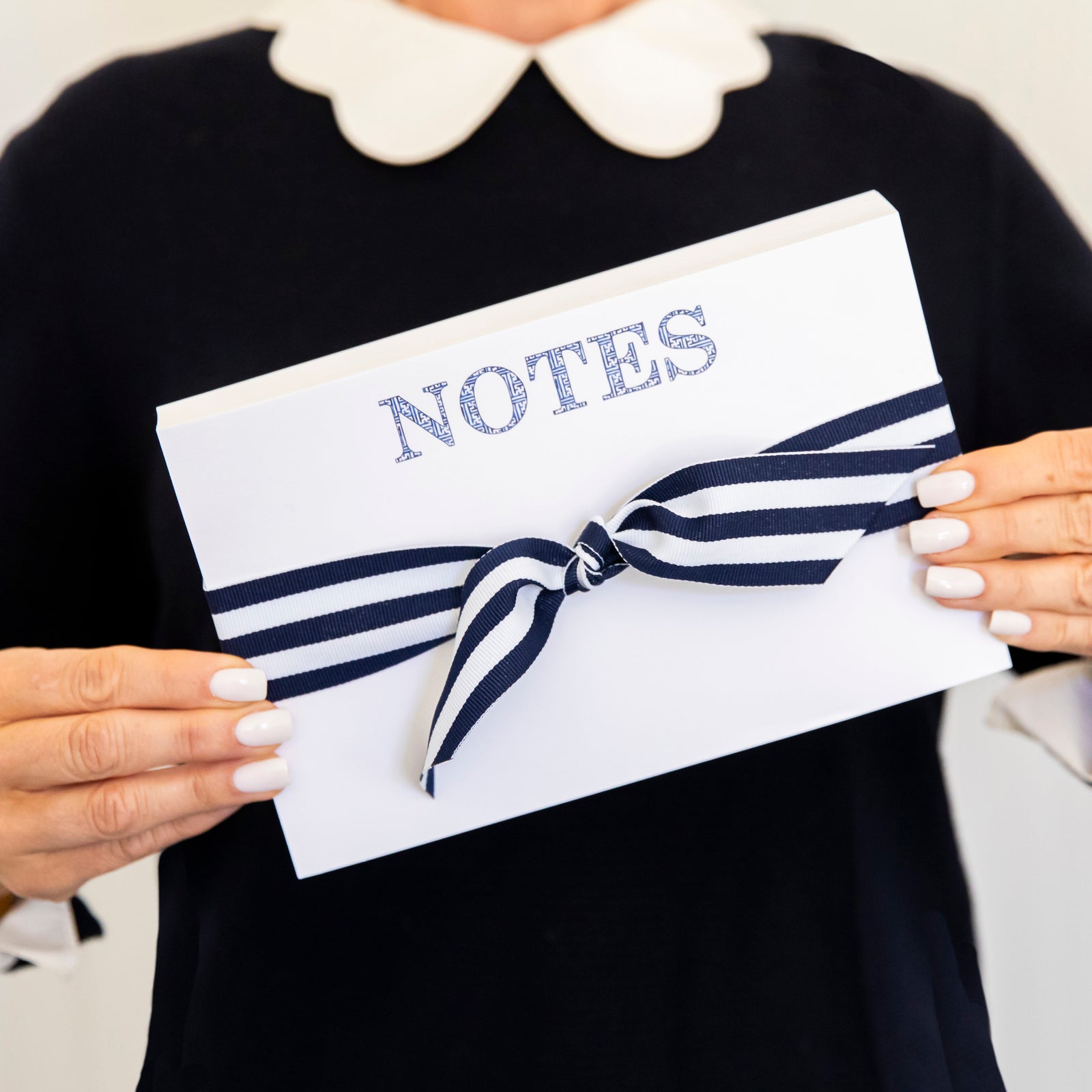 Stock Shoppe: 8.5x5.5 "NOTES" Basketweave Slab Notepad