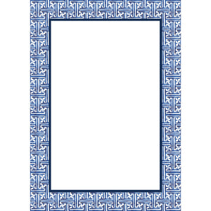 Stock Shoppe: 5x7 Navy Basketweave Notepad