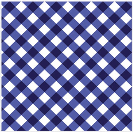In Stock Paper Table Runner | Navy Blue Gingham Check