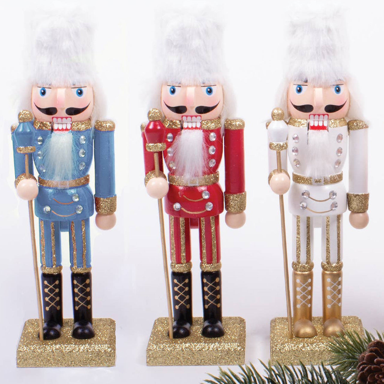 10" Christmas Nutcracker (choice of color)