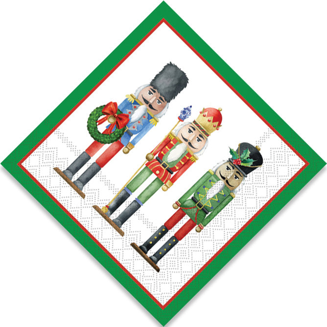 WH Paper Cocktail Napkins | Nutcrackers