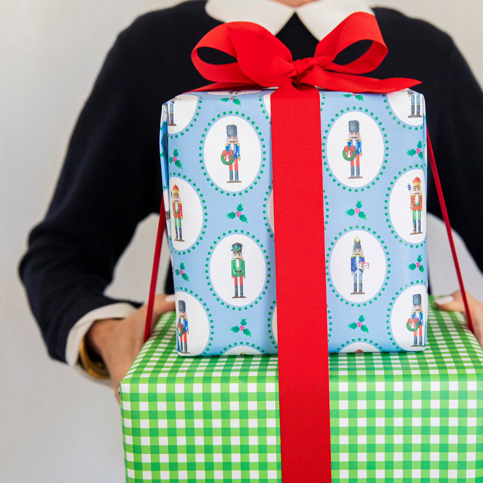 Continuous Roll Gift Wrap | Nutcracker Plaque