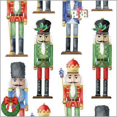 In Stock Continuous Roll Gift Wrap | Nutcrackers