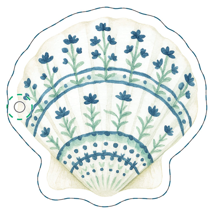 Stock Shoppe: Painted Sea Shell Die-Cut Gift Tags