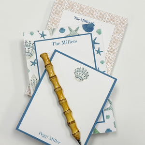 Painted Sea Shell Icon Personalized Notepad