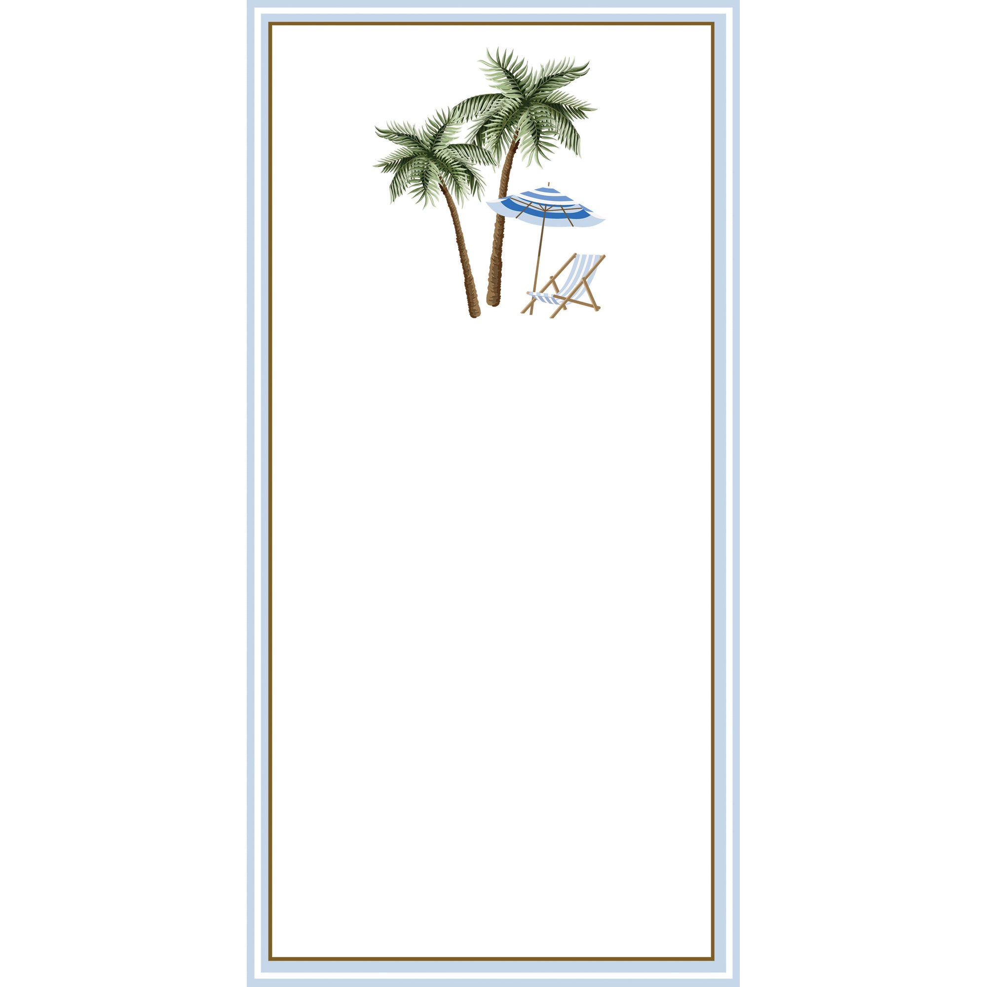 In Stock 4.25x8.5 Palm Trees Notepad
