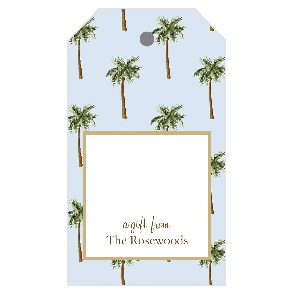 Palm Trees Personalized Gift Tags