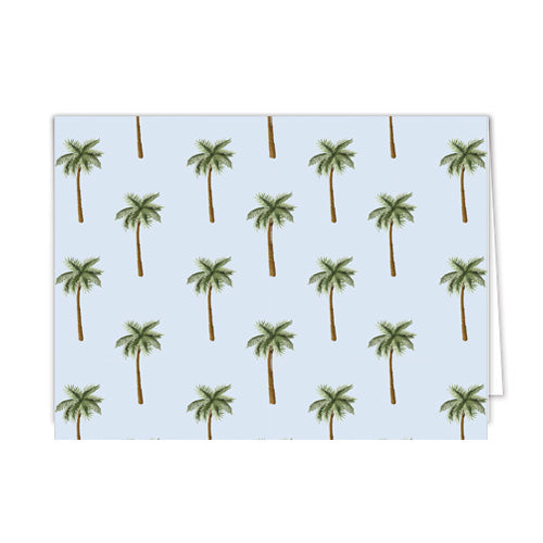 In Stock Folded Notecard Set of 10 | Palm Trees