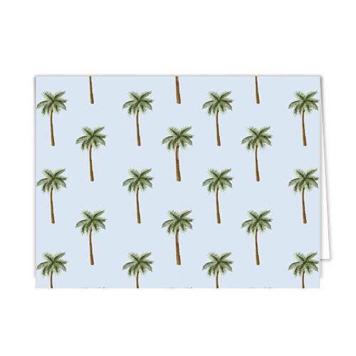 In Stock Folded Notecard Set of 10 | Palm Trees