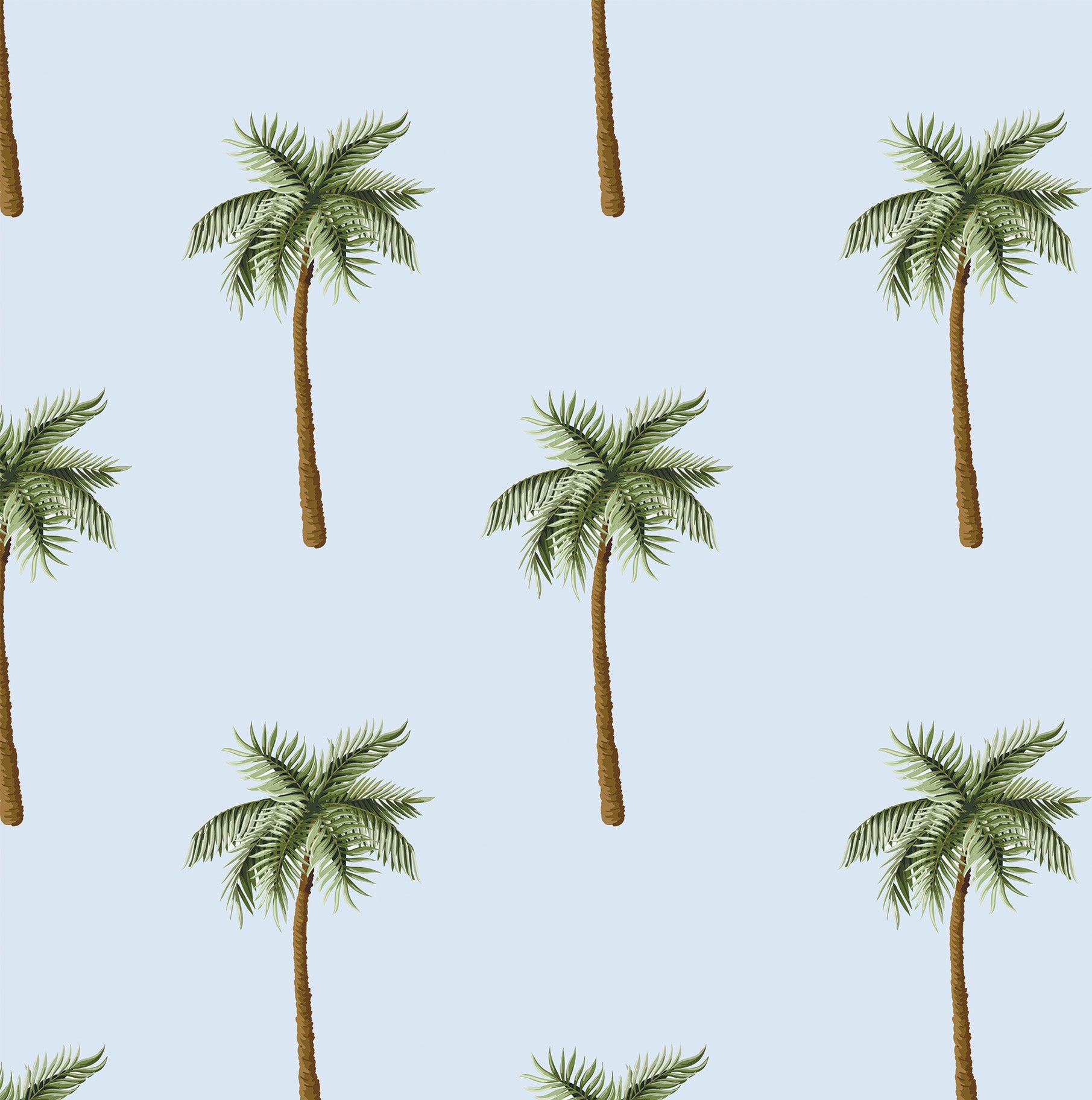 In Stock Palm Trees Gift Wrap Sheets